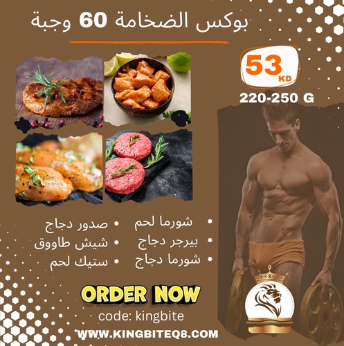 body builder 60 meals - Shesh tawooq shawarma chiken meat burger chiken burgar chiken breast meat steak 200-220g