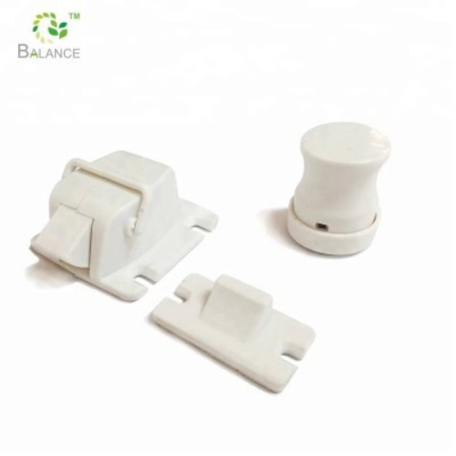 Moolly Store  - Hidden Drawer Lock for Child Protection - ⁃ The best feature is that what is hidden does not distort the staircase ⁃ The set contains 4 pieces ⁃ Only available in white ⁃ What needs screw right ⁃ Prevents the child from opening the drawer