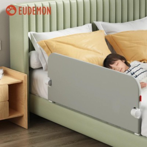 The bed rail is foldable - - This barrier is foldable as you need to remove it
 - The second advantage is that his safety rule is greater than usual. He gives Imam to the child
 - High quality
 Available in gray and pink
 He gets into most beds
 Protects the child from falling
 - The price of a pill is 25 dinars