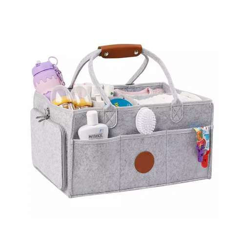 diaper organizer box - - Great for boys and girls
Designed for travel, ideally suited for everyone
- The exterior pockets are perfect for small books, teething rings,
- the colour grey
-size 43 X 37 X 23