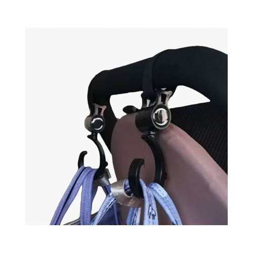 Stroller Bag Hanger - - high quality - Material: Plastic - black color - Bears up to 20 kg