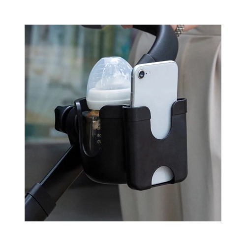 Two in one cup holder with mobile holder - - High quality - Black Color - Easy to install and remove - Useful for mother right trips