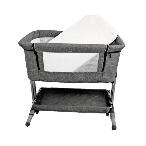 Newborn bed - There are 6 heights to equalize the newborn bed - There are wheels to facilitate movement Removable and washable - There is a rocker for the baby to sleep - A sponge and a mosquito net will come with him Gray only Suitable from 0 to 6 months approximately - Easy to assemble and fold