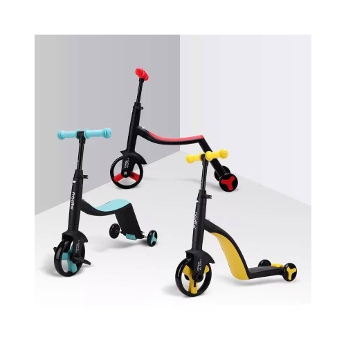 3in1 trekking scoote - Available in blue and red colour  Light weight - It's time for trips and trips  Suitable from 2 years old to 7 years old It has 3 methods of use, and the pictures explain High quality and easy to use