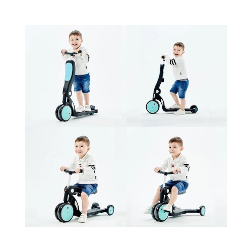 3in1 trekking scoote - Available in blue and red colour  Light weight  It's time for trips and trips Suitable from 2 years old to 7 years old It has 3 methods of use, and the pictures explain High quality and easy to use