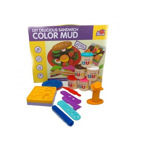 Clay molding game - Clay molding game - It consists of (6) clay boxes of different colors - with cutting and shaping - Suitable for ages 3 years and over Give the child wide imagination The price of the game is 5 dinars