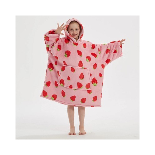 Pullover blanket - Pullover blanket - You can wash it Like soft undercoat Gives a warm feeling in the cold - Excellent quality and stitching - 100% polyester - Suitable from 5 years old to 10 years old - One size is wide and you will find the size in the post - Available in (strawberry pink) (elephant blue) (plain pink) (petty beige) - The price of a pill is 12 dinars