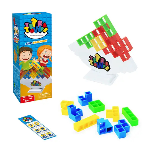 Tower balance game - Tower balance game 
 - Challenging game for children - Pieces for assembly, and a guide sheet - Made of safe plastic 
 Product price: 7 Kuwaiti dinars