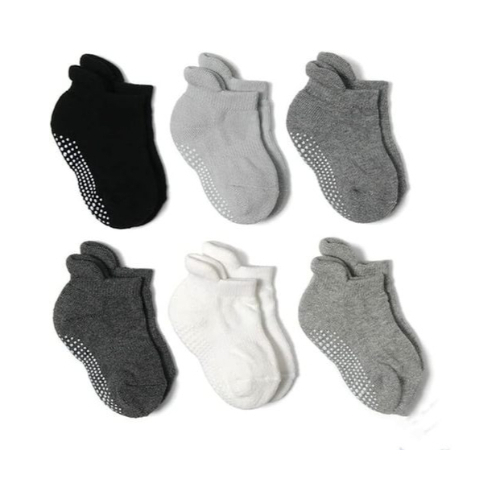 Baby boy socks - Baby boy socks 
 
 
 - Medically treated 100% cotton 
 - Non-slip and high quality 
 - The colors of the first group are shown in the pictures 
 The colors of the second group are shown in the pictures 
 - Sizes from newborn to 6 months, 6 months to 1 year, 1 year to 18 months, and 18 months to 2 years Choose from one of the following color groups shown in the pictures according to the picture selection, which contains 6 pieces according to your child’s size