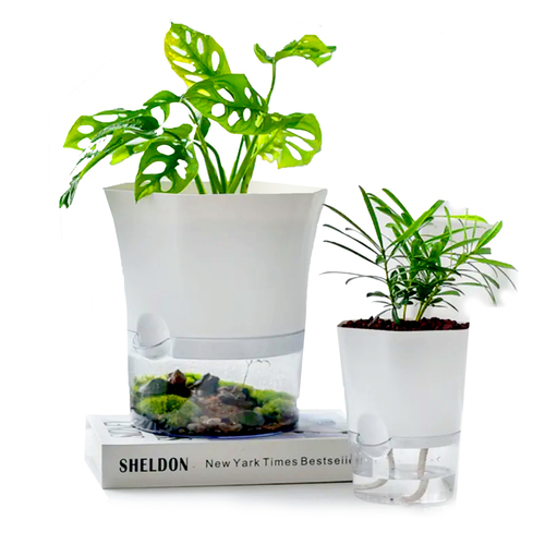 2 in 1 tank for plants and fish - 2 in 1 tank for plants and fish 
 - White color is available in three sizes - Outlets for ventilation and water addition - Easy to use, install and clean - Highly flexible plastic and suitable size