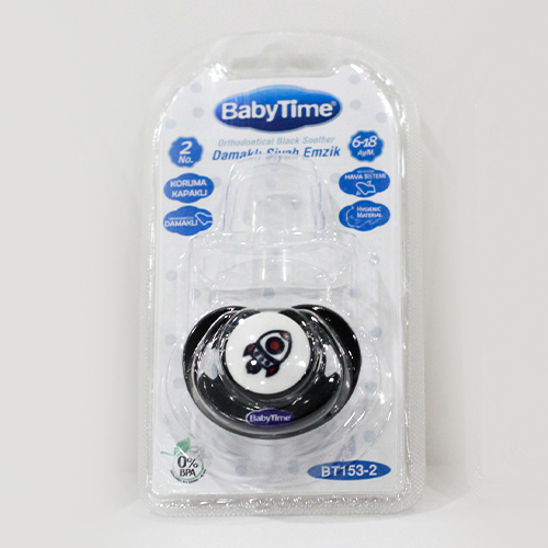 Moolly Store  - Natural anti-bacterial orthodontic pacifier BT 153-2 - Against bacteria Age from 6-18 months