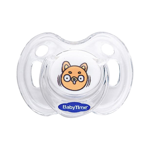 Natural anti-bacterial pacifier BT138-3 - Against bacteria Age : +18 months Color: transparent