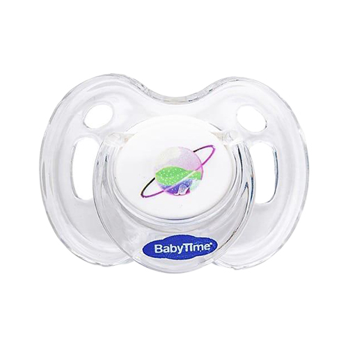 Natural anti-bacterial pacifier BT147-2 - Against bacteria Age from 6-18 months Color: transparent