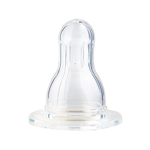 Natural silicone nipple against bacteria BT 098 - Against bacteria Age +18 months Color: transparent