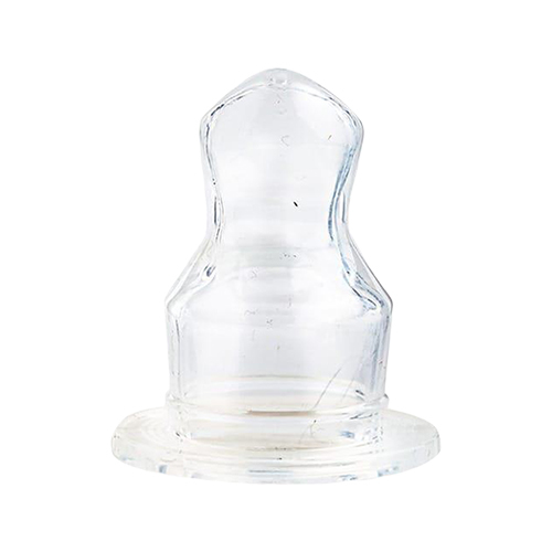 Natural anti-bacterial silicone teat BT100 - Against bacteria Age from6-18 months Color: transparent