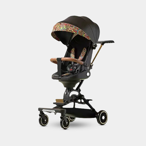 Moolly Store  - Baby stroller - Baby stroller Protection to prevent children from falling You can sit or lie down in the stroller foldable The seat can be moved 360 degrees Lightweight design (6kg) Push rod Sun protection cover Secure triple strap gives excellent stability