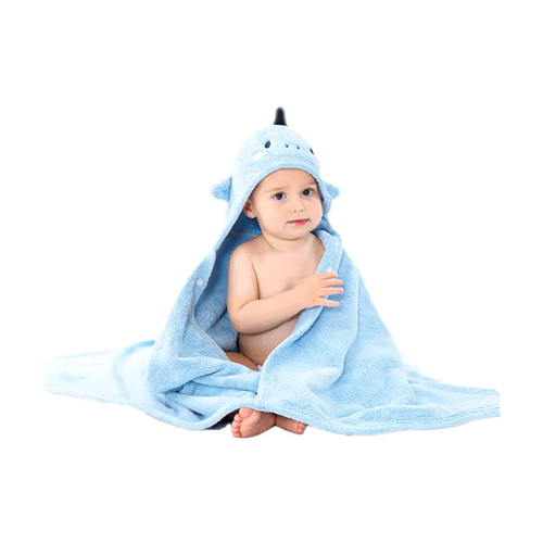 Swimming Towel - Brand: Mambobaby
 Easy to fold Weight: 375 grams Adjustable button closure Size: 125×80 cm, can cover the child's body completely Material: Class A without fluorinated substances Can be used as a warm and comfortable bed blanket Suitable for children aged 1 - 8 years Color does not fade Machine washable without shrinking Size: 27 inches × 56 inches, not including head cover