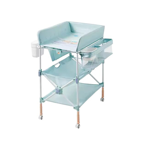 Changing Table - Changing Table - Adjustable height - Removable fabric cover - Foldable design - Easy to carry - Easy to store and takes up no space - Suitable for children from 0-2 years - Safety belt to protect the child - Can be used as a massage table - Silent wheels with brakes - Double protection - Baby height scale Price of the table: 38 Kuwaiti Dinar   Price of the table with the swimming pool: 47 Kuwaiti Dinar