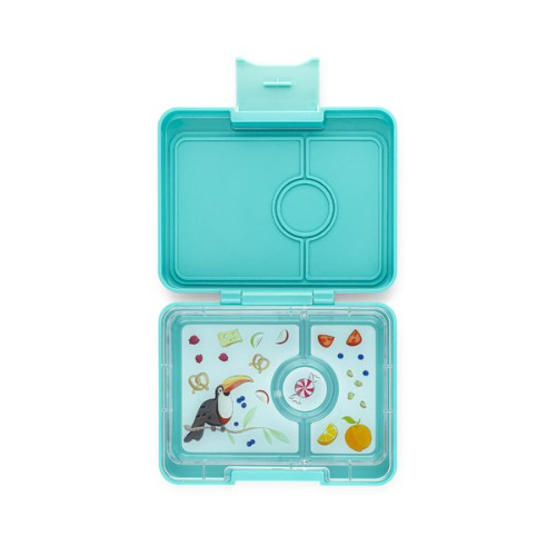 3-Compartment Lunch Box - Practical Design Silicone-Lined Lid for Leakproof Protection Easy-to-Open and Close Latch 3 Compartments Easy to Clean Dishwasher Safe (Top Rack Only) Hand Washing of Outer Shell Highly Recommended High Quality, Durable, and Lightweight BPA-Free Lightweight Dimensions: Approximately 7.6 x 5.1 x 1.8 inches, Weight: 0.3 kg