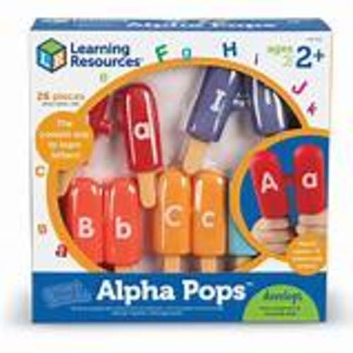 Alpha Pops - Develops letter recognition Reinforces fine motor skills Develops colour recognition Encourages imaginative play Perfectly sized for little hands