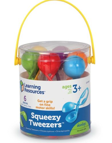 Squeezy Tweezers - Develops fine motor skills Strengthens muscles in little hands and fingers Ideal for early science activities Great for sand and water play Set of six