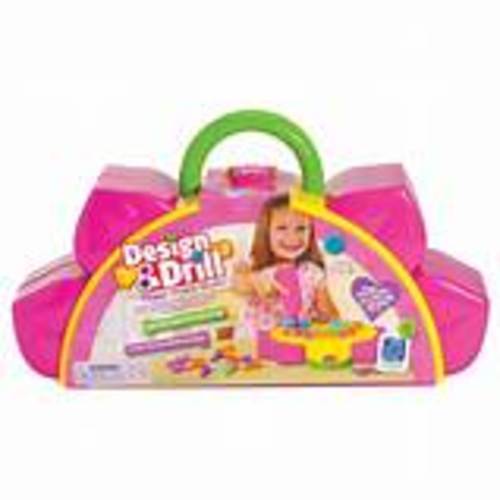 Design & Drill Flower Power - Develops creativity through construction Teaches children to follow directions Improves colour recognition Develops motor skills Multilingual packaging and activity guide