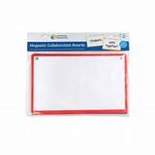 Magnetic Collaboration Boards ( Set of 4) - Magnetic collaboration boards will attach to any magnetic surface Can be hung using the strong grommets at the top of the board Write and wipe board in 4 different colours Large boards measure 43cm L x 28cm W For use within the classroom or to support learning at home