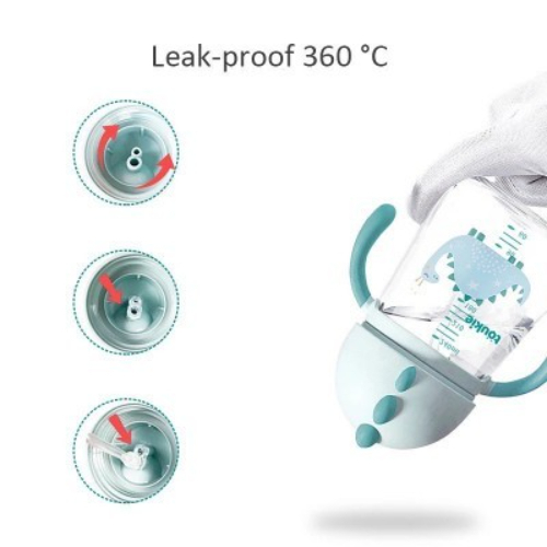 Transparent plastic clip with stick