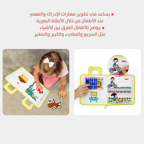Interactive fabric book