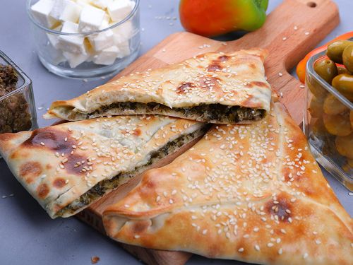 Oven Cheese With Spinach Pie