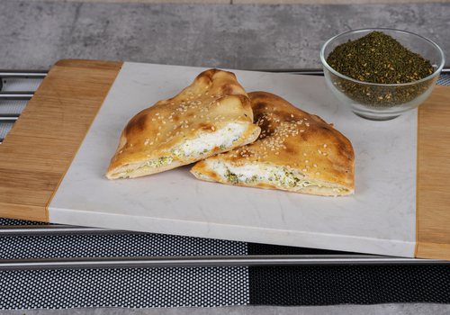 Oven Labneh With Zaatar Pie