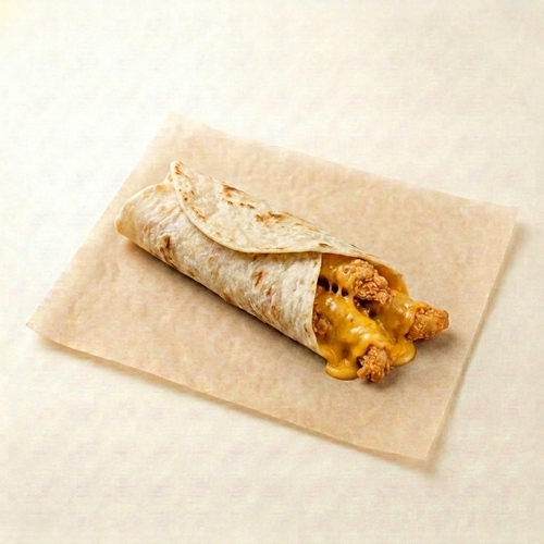 Chicken Chapati with Cheddar