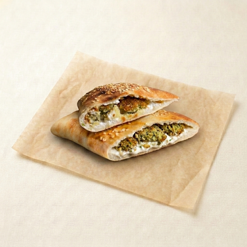 Labneh with Falafel Pie