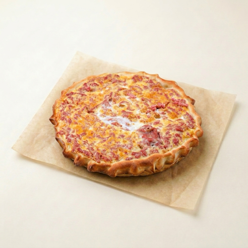 Egg with Mortadella Pie