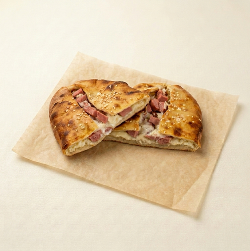 Halloum with Sausage Pie