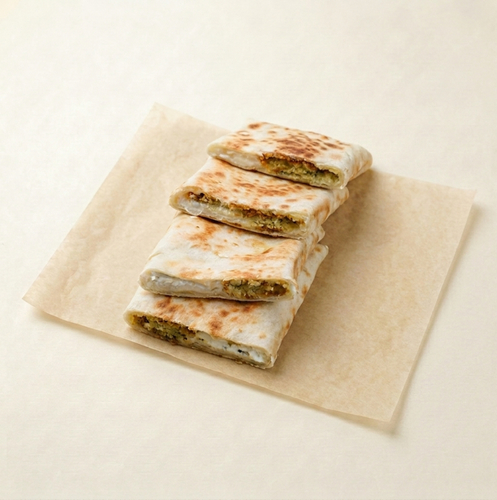 Saj Labneh with Falafel