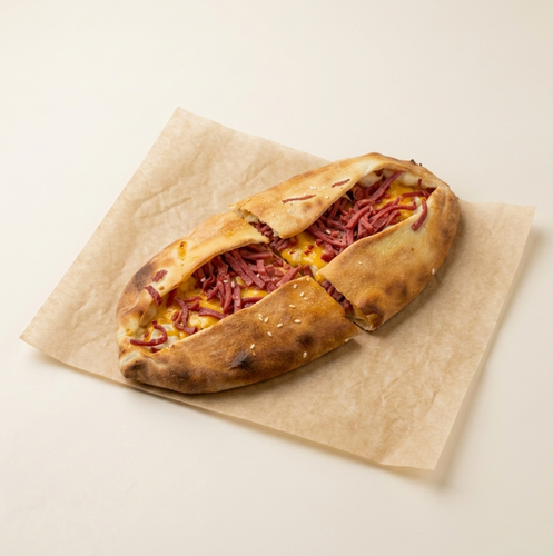 Cheddar with Mortadella Pie