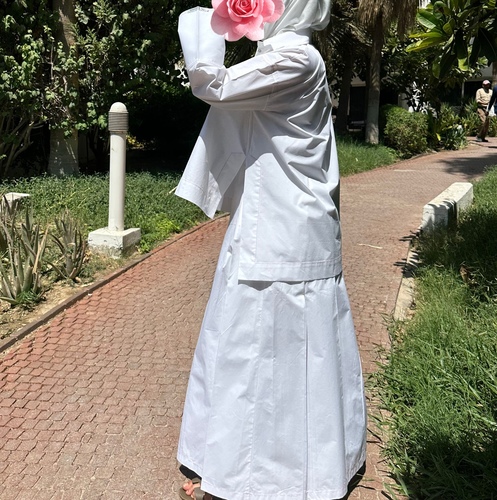 SG - الخام قطن اصلي ما يشف البدله عباره عن قطعتين تنوره + قميص التنوره تكون مبطنه بالكامل بخام سيلك بارد ⚠️ كتابة القياسات في خانة الملاحظات ⚠️