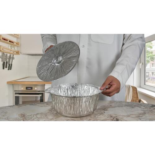 Medium aluminum pot, 4 pieces