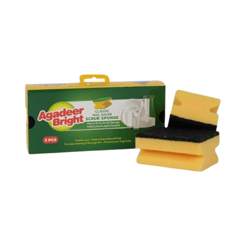 Heavy Duty Cleaning Sponge 3 Pcs