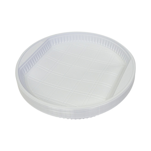 Sahel Agadeer  - Round plastic plate No. 6 - Round plastic plate No. 6, 50 pieces