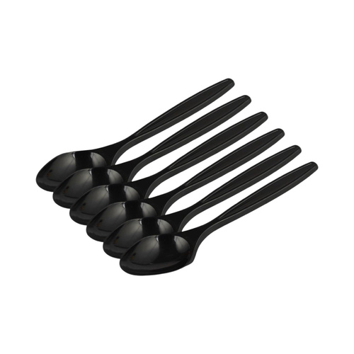 black plastic spoon - Black plastic spoon  50 pieces