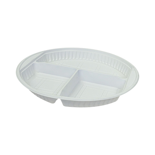 Round plastic plate divided No. 26 - Plastic round plate divided No. 22, 50 pieces