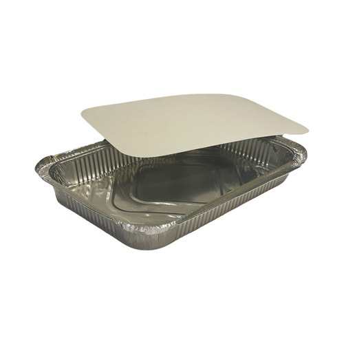 Aluminum containers with lids