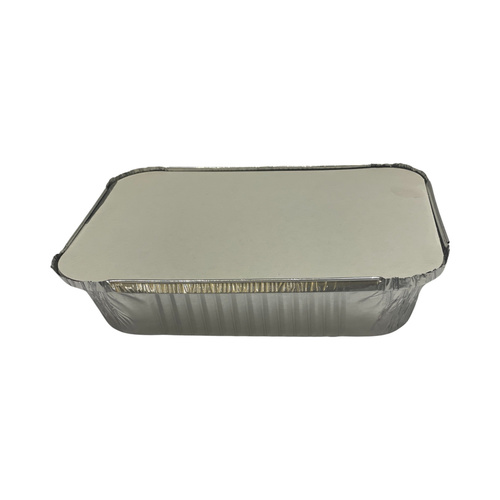 Aluminum containers with lids