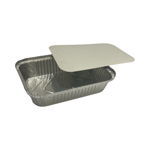 Aluminum containers with lids