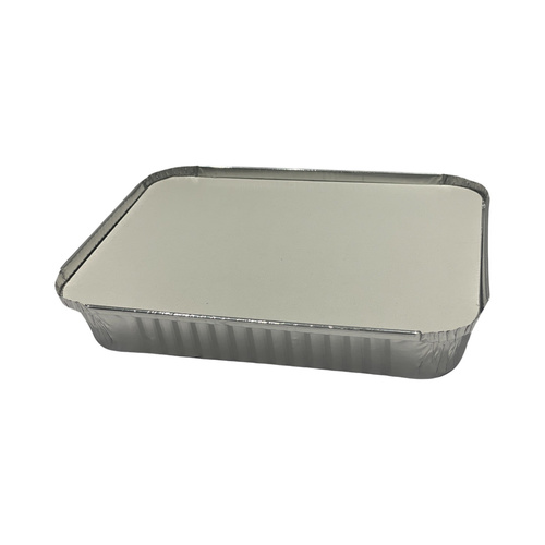 Aluminum containers with lids