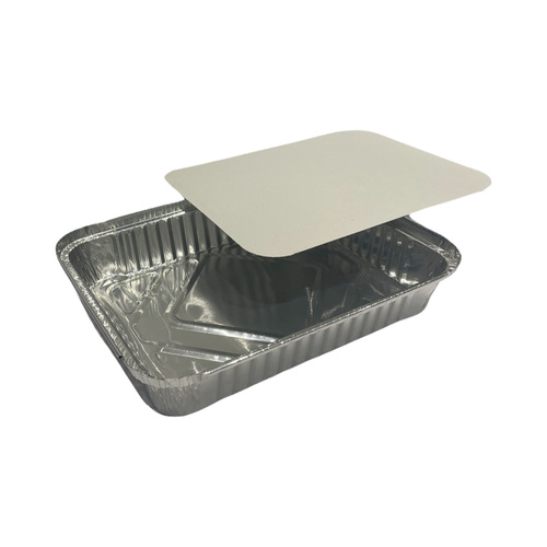 Aluminum containers with lids