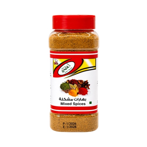 Mixed Spices - A well-balanced mix of carefully selected spices, ideal for everyday cooking and enhancing flavor.

Weight: 230g