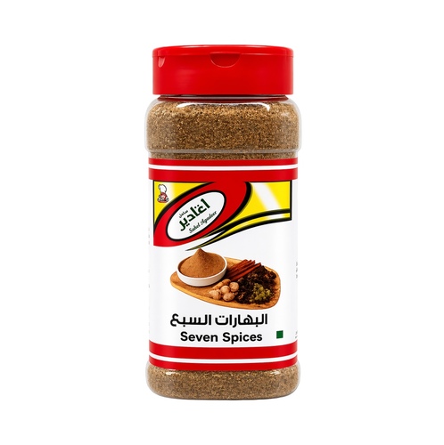 Seven species - A balanced blend of seven spices that adds depth and rich flavor to Arabic dishes, especially meats, chicken, and rice.

Weight: 250g